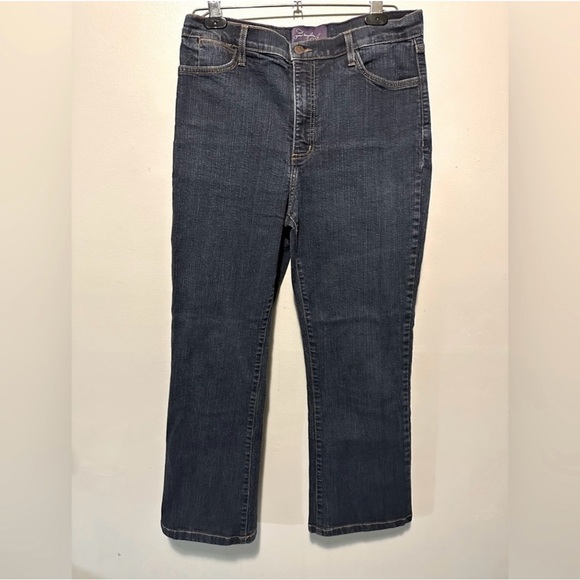 NYDJ Marylin Straight Leg Dark Wash Jeans - Picture 3 of 11